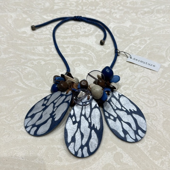 decouture Animal Print Statement Necklace - Picture 3 of 7